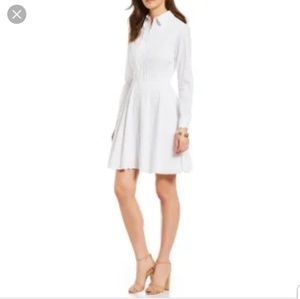 NWT Cremieux Emily Pintuck Shirt Dress